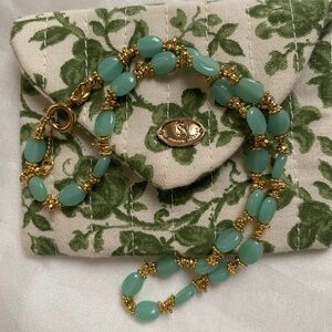 Sezane Milo Necklace (Turquoise) NWT